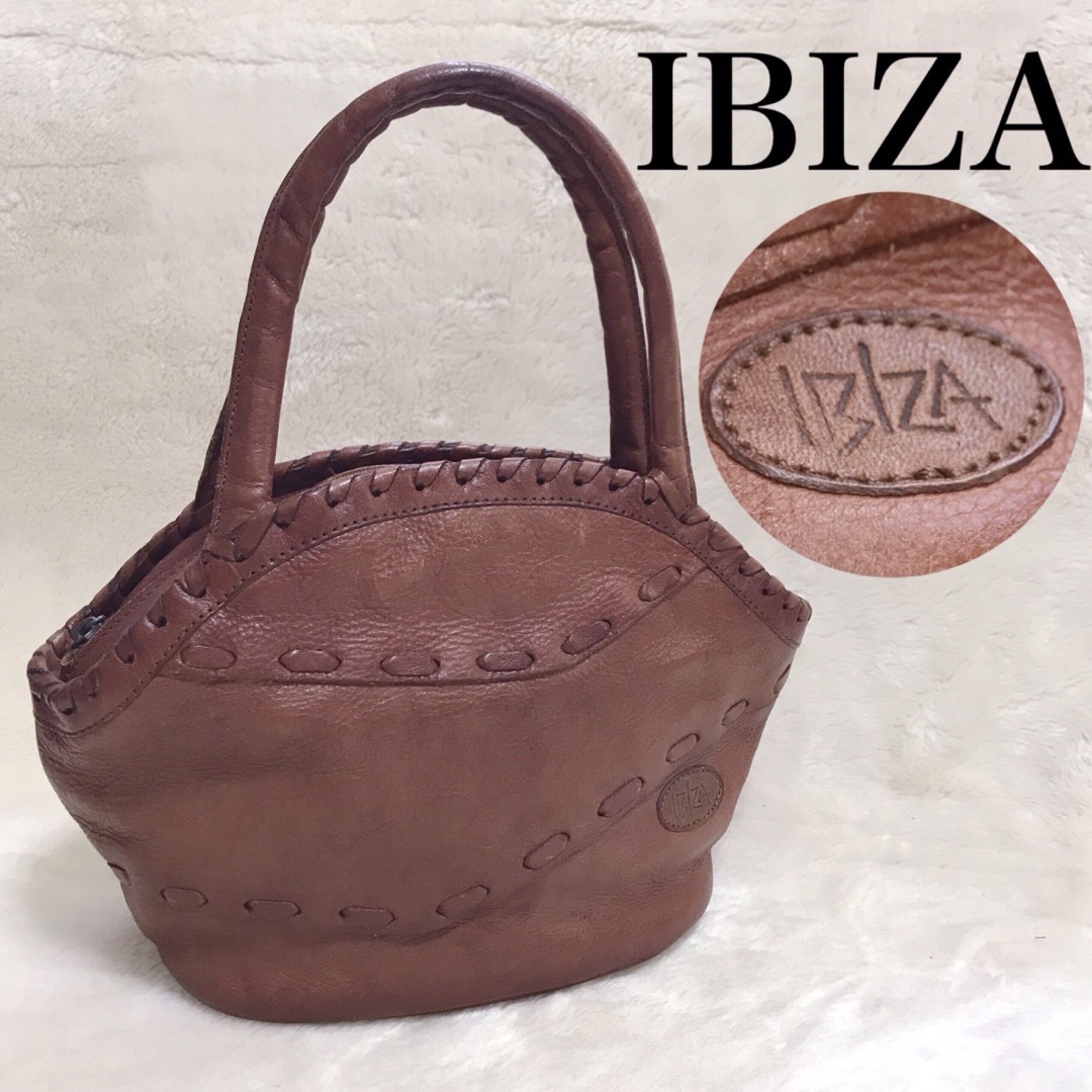 美品◆IBIZA イビザ　ハンドバッグ　レザー