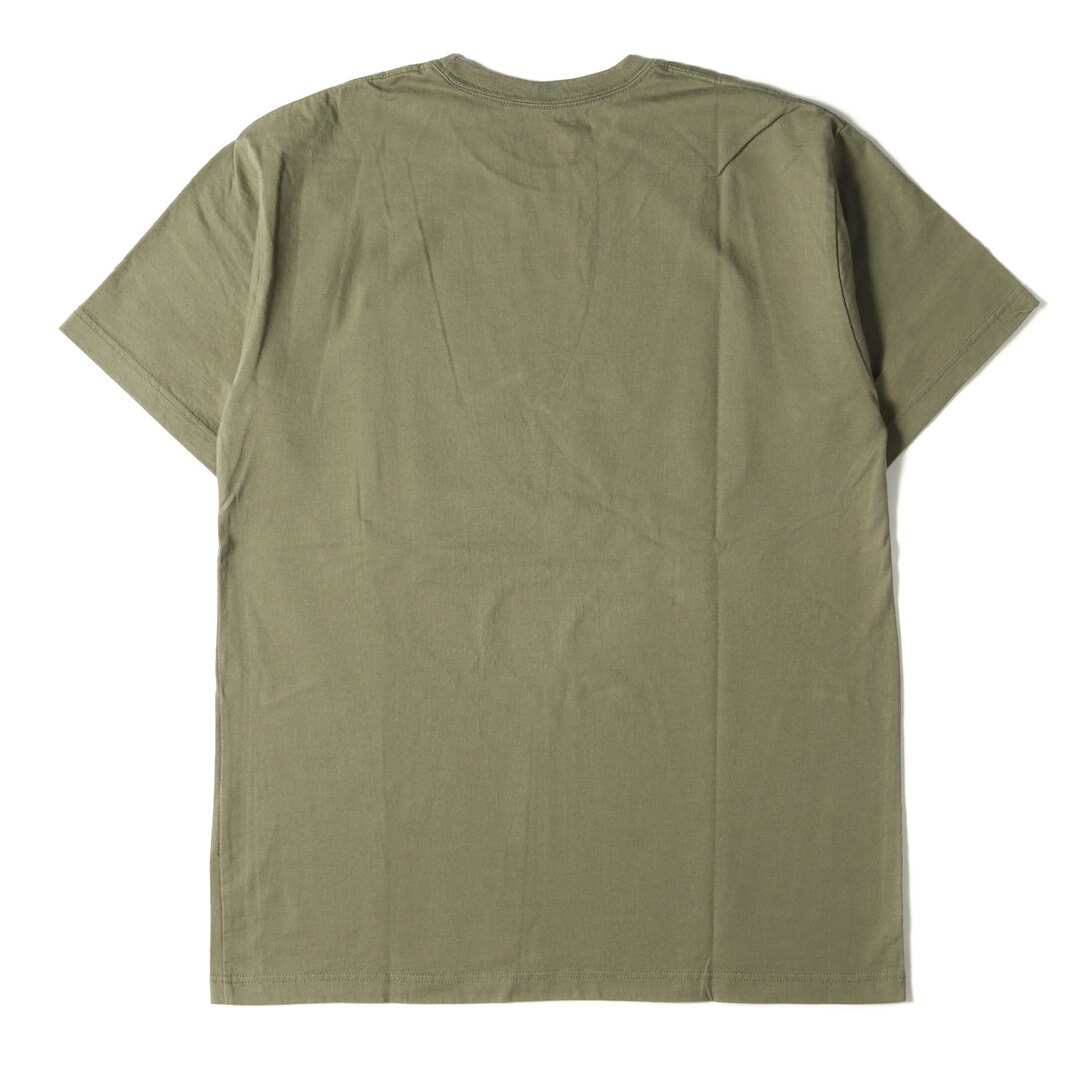 NEIGHBORHOOD ネイバーフッド Tシャツ サイズ:L ブランドロゴ クルーネック 半袖 Tシャツ 94 / C-TEE. SS 19AW  オリーブドラブ トップス カットソー 【メンズ】