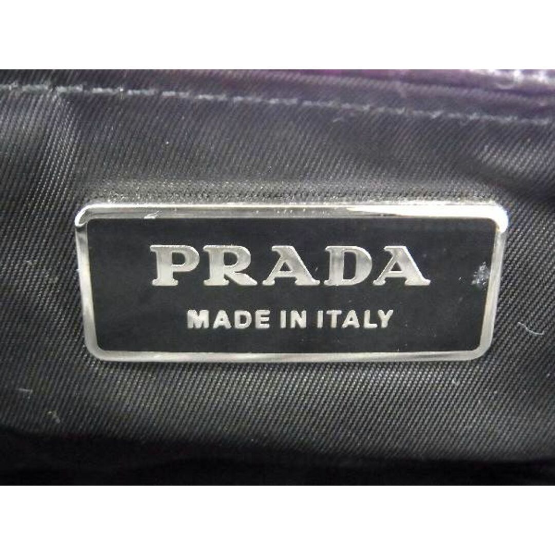 ■極美品■ PRADA プラダ テスートナイロン ボディバッグ ヒップバッグ ウエストバッグ ショルダー メンズ レディース ブラック系 AN2305