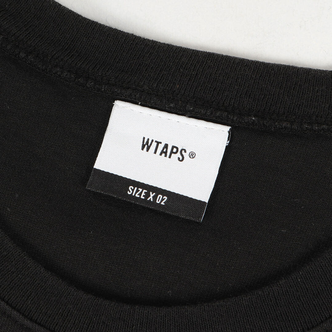 WTAPS ダブルタップス Tシャツ サイズ:M 20SS ヘビーウェイト クルーネック 半袖 Tシャツ BLANK SS 04 USA ブラック 黒 トップス カットソー 【メンズ】