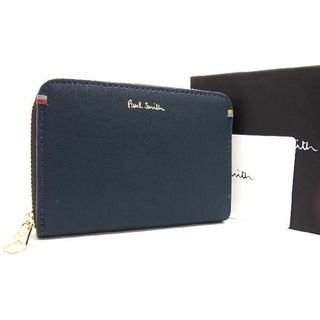 ポールスミス(Paul Smith)の■新品■未使用■ Paul Smith ポールスミス レザー  コインケース コインパース カードケース メンズ レディース ダークグリーン系 AP2264(折り財布)