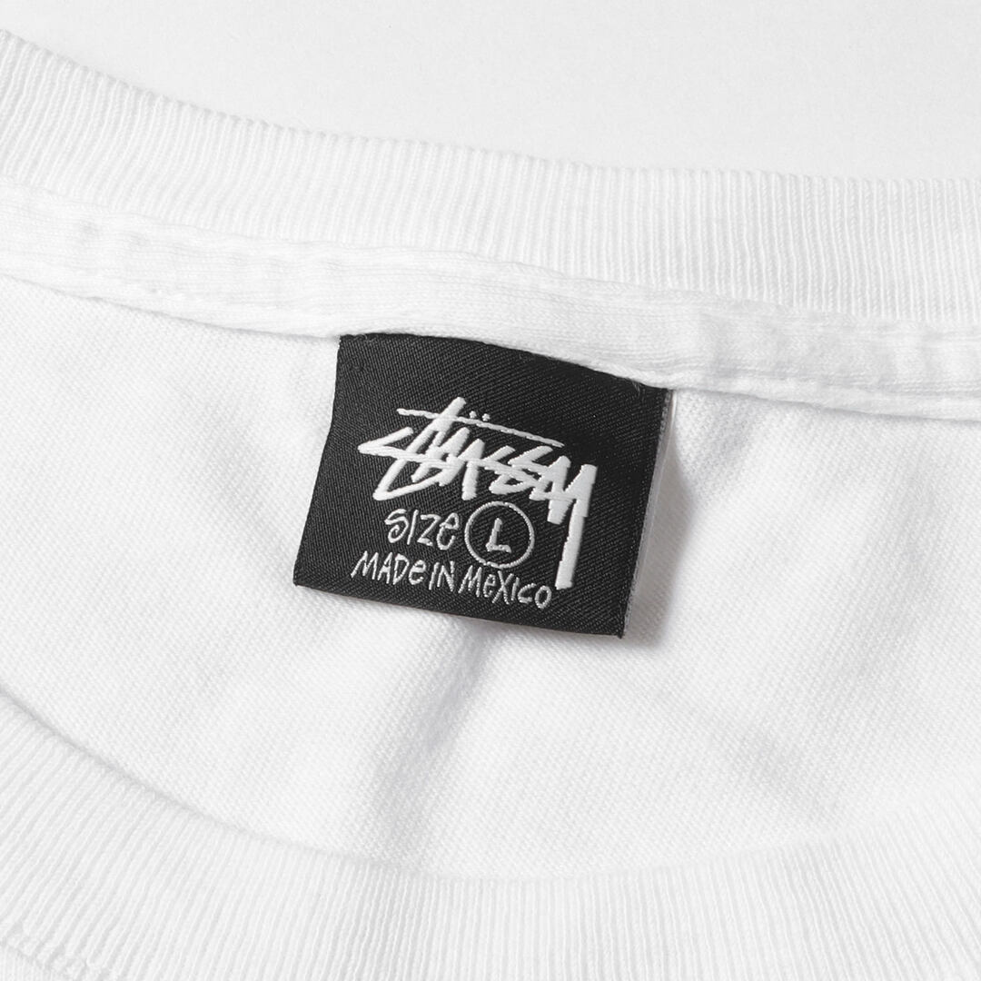 STUSSY ステューシー Tシャツ サイズ:L 00s マルチ グラフィック クルーネック 半袖 Tシャツ ホワイト 白 トップス カットソー 【メンズ】メンズ