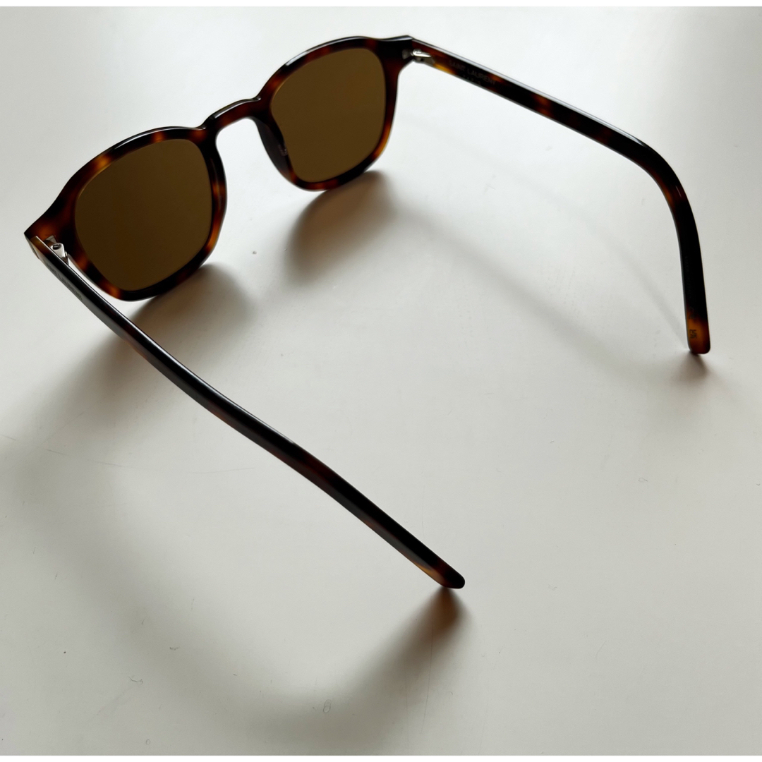 SAINT LAURENT/サンローラン】ブラウンべっこうメガネ-