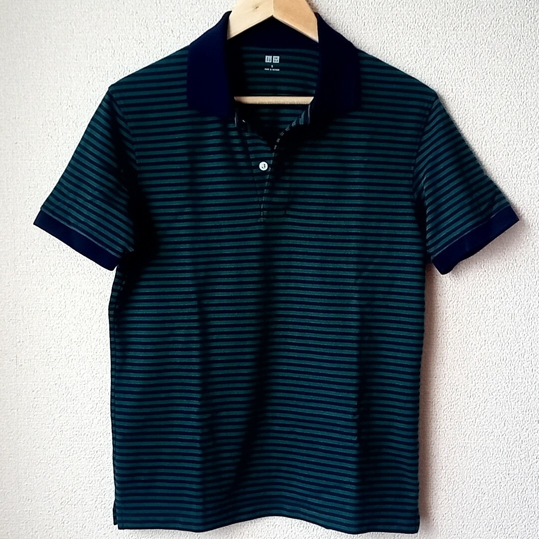 UNIQLO - ユニクロ ドライカノコボーダーポロシャツ (半袖) Sサイズの通販 by kamihiro's shop｜ユニクロならラクマ