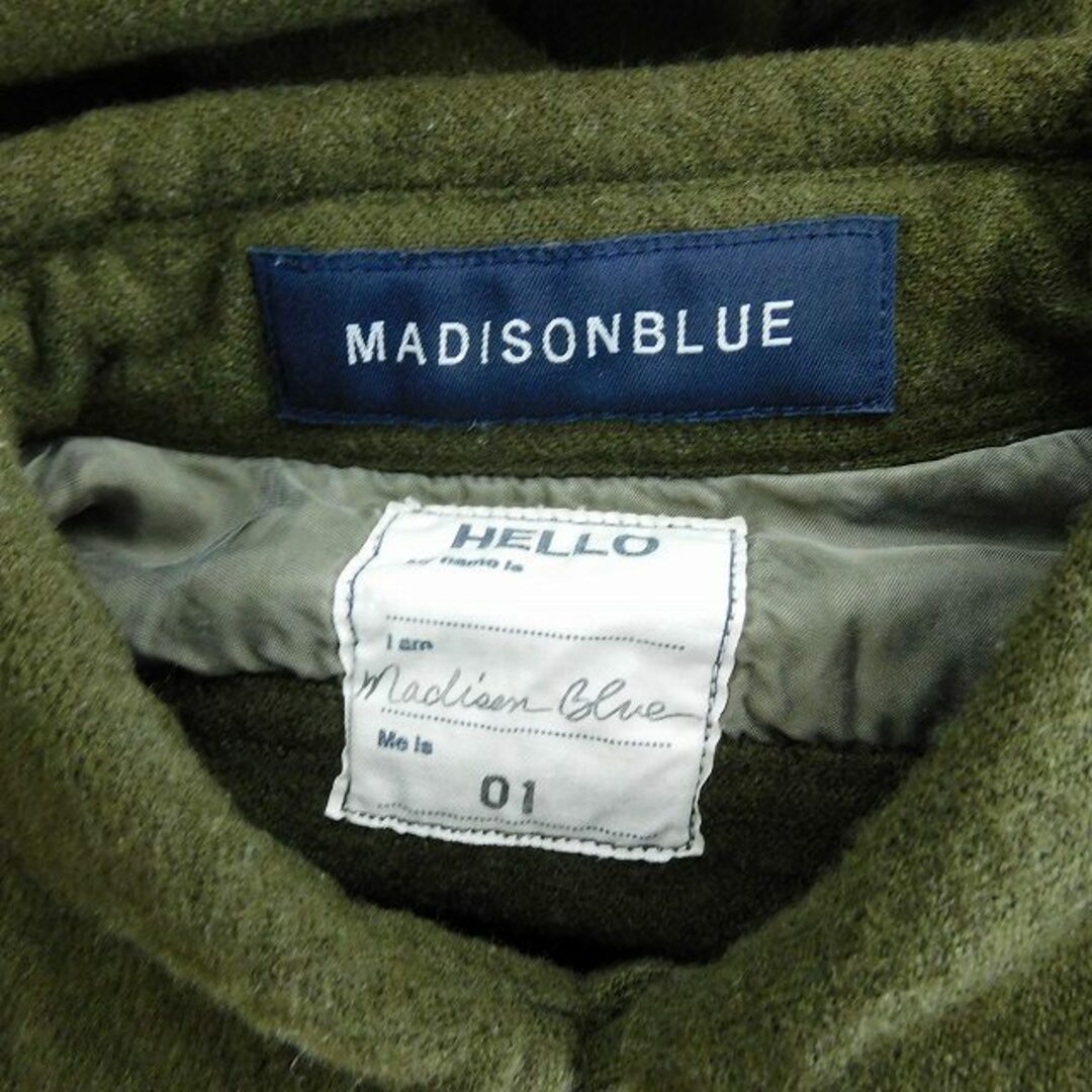 【本日終了】新品 MADISONBLUE ハンプトン ウール シャツ 01