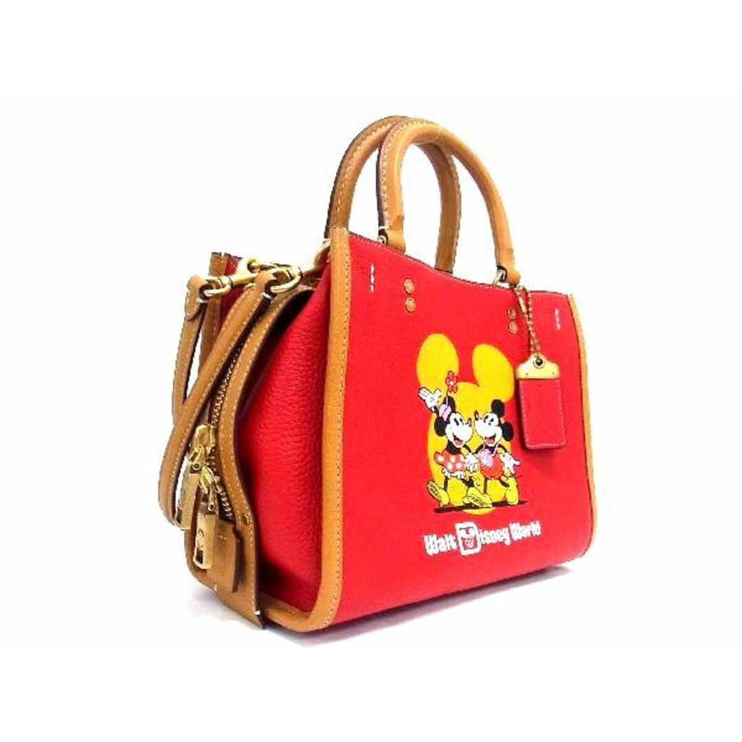 COACH トートバッグ ショルダーローグ25 ディズニー ミッキーMicky