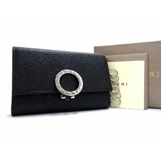 ブルガリ(BVLGARI)の■新品同様■ BVLGARI ブルガリブルガリ レザー 6連 キーケース 鍵入れ メンズ レディース ブラック系 AN5262 (その他)