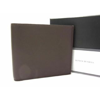 ダンヒル(Dunhill)の■新品■未使用■ dunhill ダンヒル レザー 二つ折り 財布 ウォレット 小銭入れ 札入れ メンズ ブラウン系 AM2958(長財布)