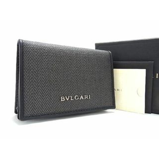 ブルガリ(BVLGARI)の■新品■未使用■ BVLGARI ブルガリ ウィークエンド PVC×レザー カードケース カード入れ 名刺入れ グレー系 AM2954(その他)