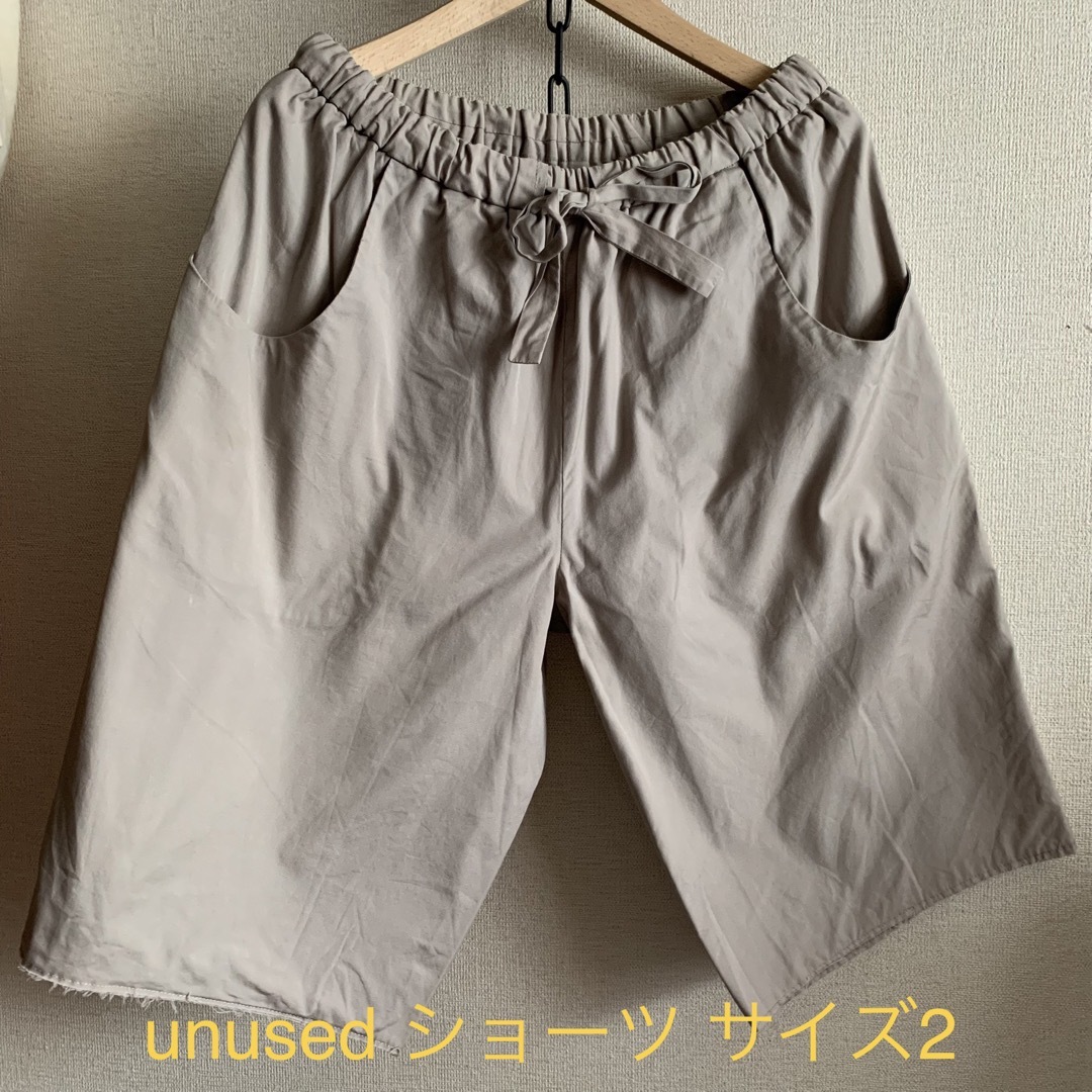 メンズアンユーズド　unused ショーツ　ハーフパンツ　サテン　　メンズ