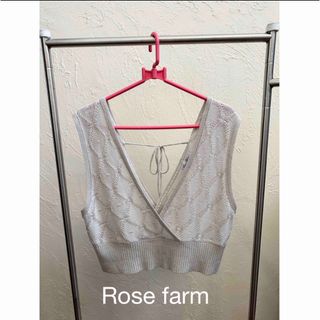 ローリーズファーム(LOWRYS FARM)のRose farm＊ニットビスチェ#L(ベスト/ジレ)