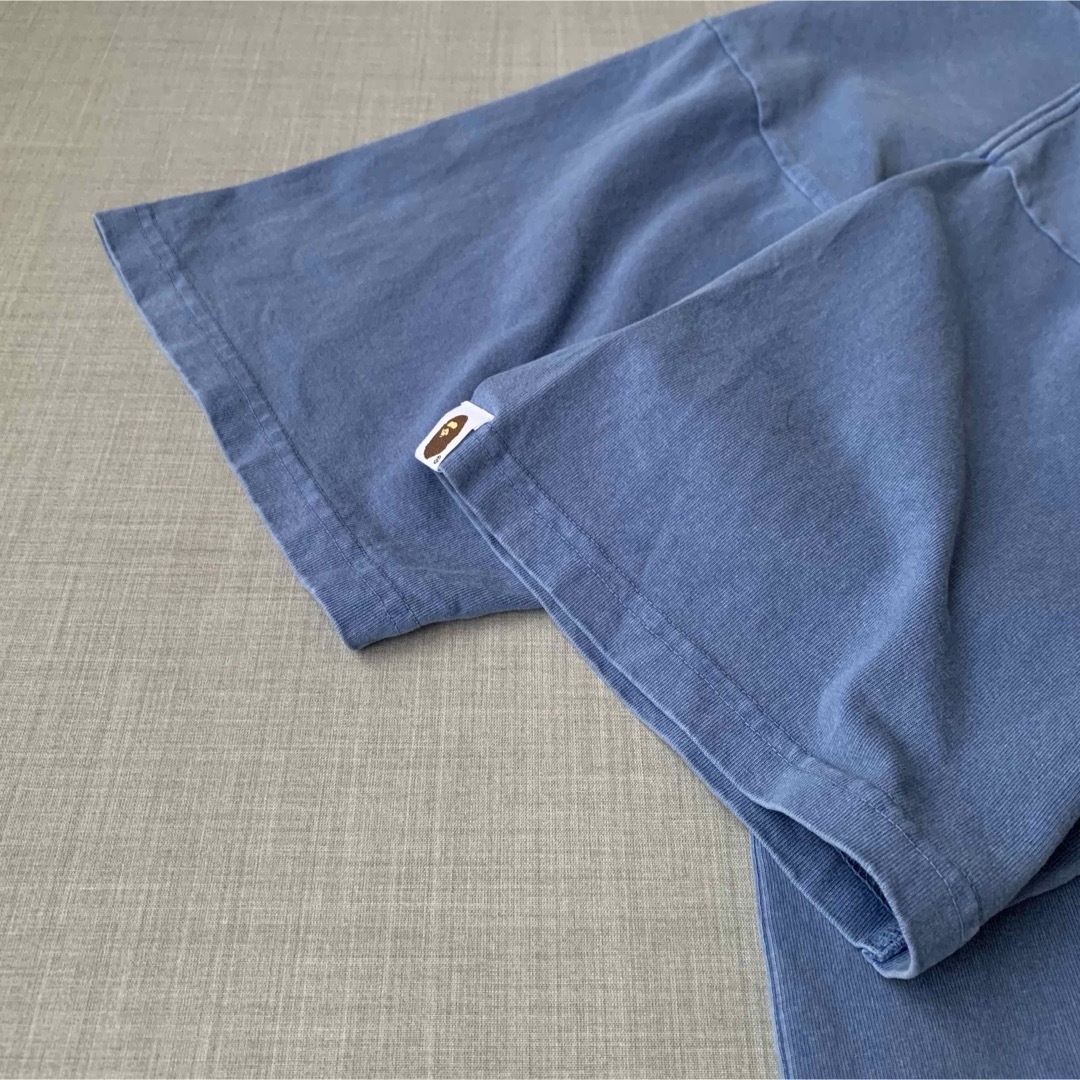 A BATHING APE - APE Pigment Dyed College Relaxed Fit Tの通販 by ...