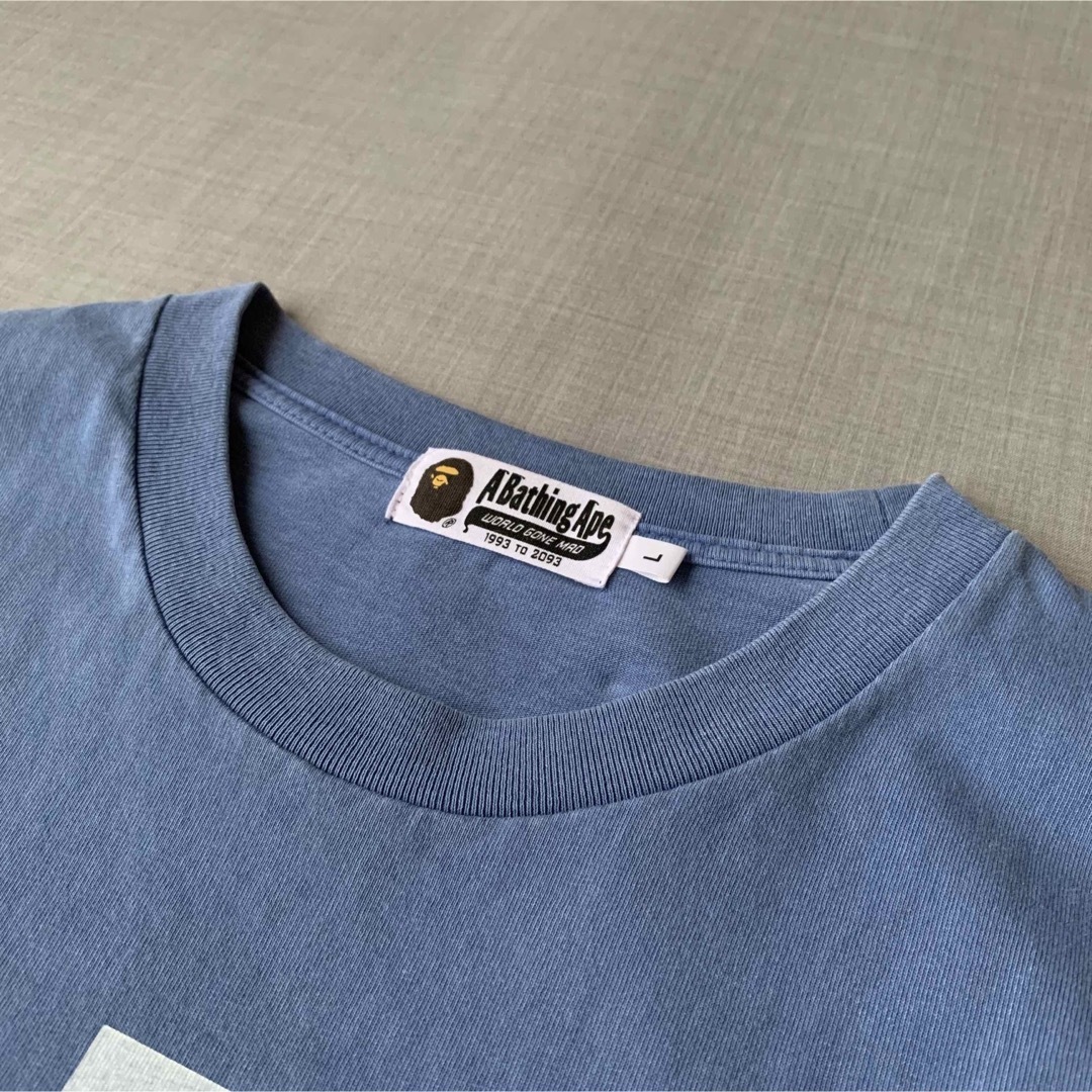 A BATHING APE - APE Pigment Dyed College Relaxed Fit Tの通販 by ...