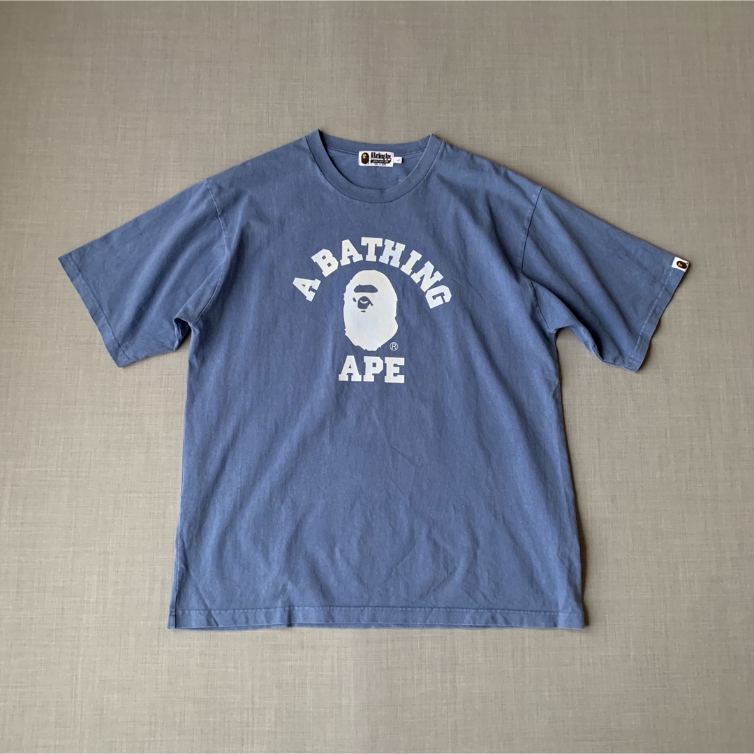 A BATHING APE - APE Pigment Dyed College Relaxed Fit Tの通販 by ...