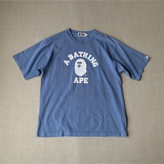 アベイシングエイプ(A BATHING APE)のAPE Pigment Dyed College Relaxed Fit T(Tシャツ/カットソー(半袖/袖なし))