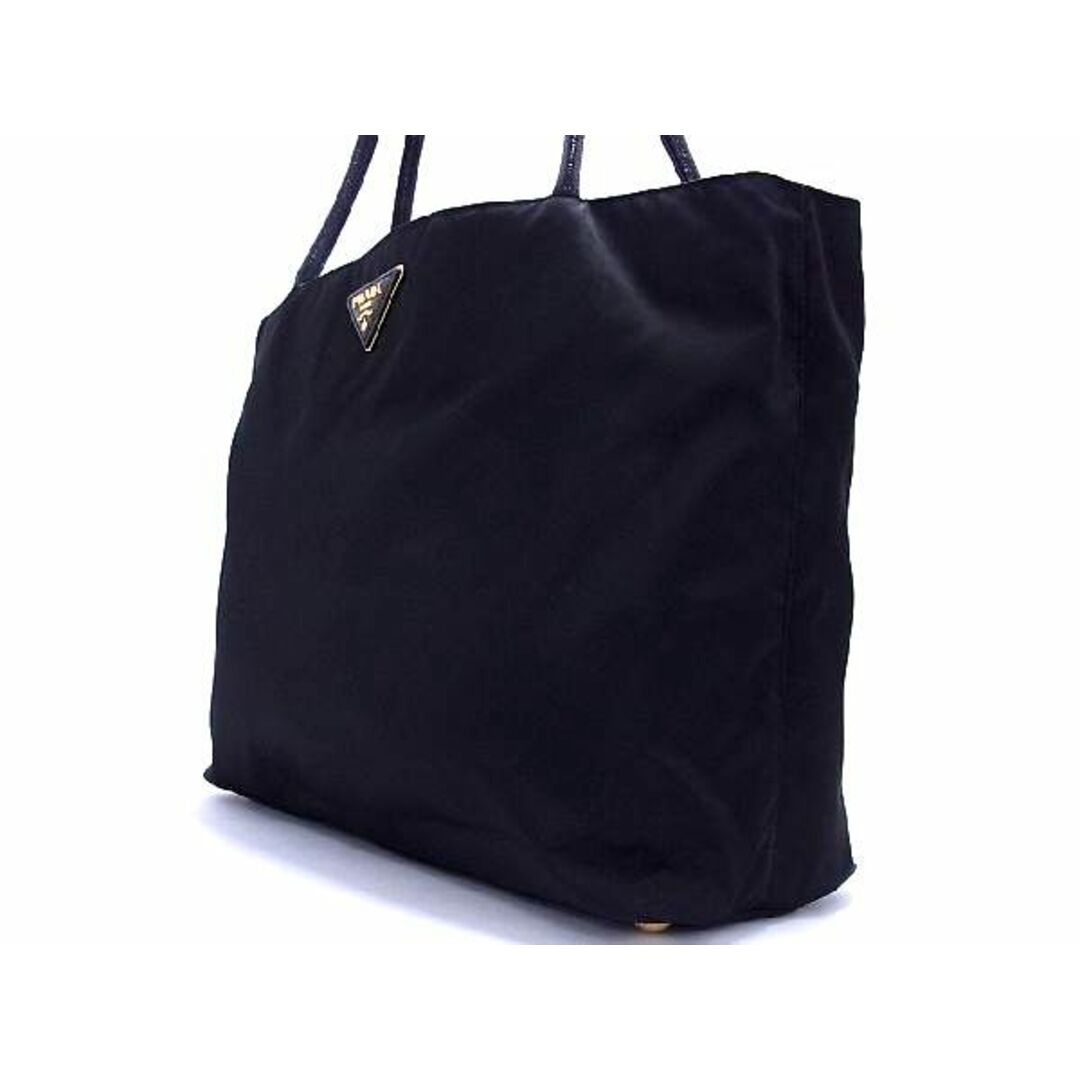 □極美品□ PRADA プラダ テスートナイロン×レザー トートバッグ