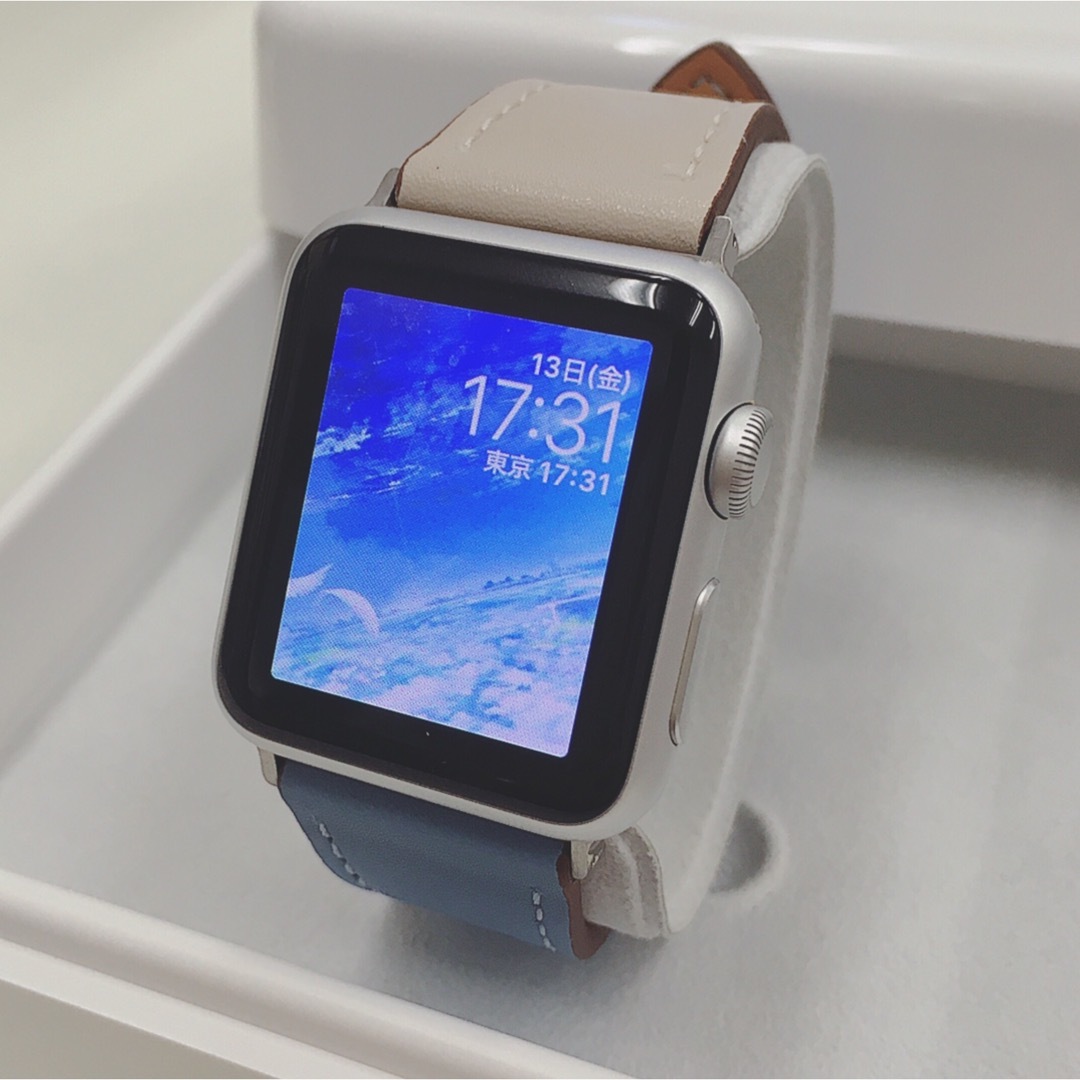 新作多数 Apple Watch 38mm シルバーアルミ SPORT スマートウォッチ