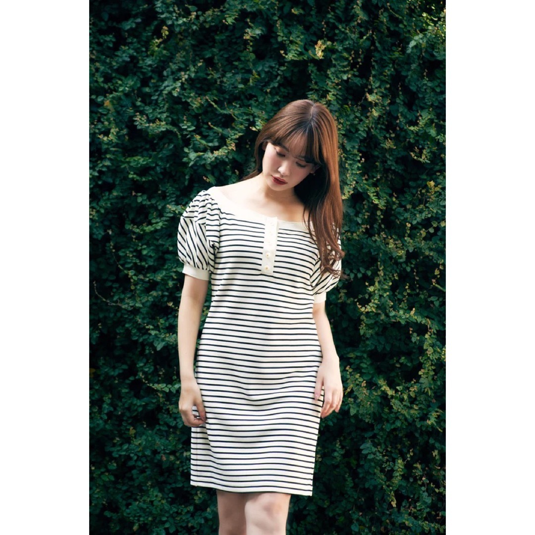 Herlipto Saint-Tropez Striped Long Dress