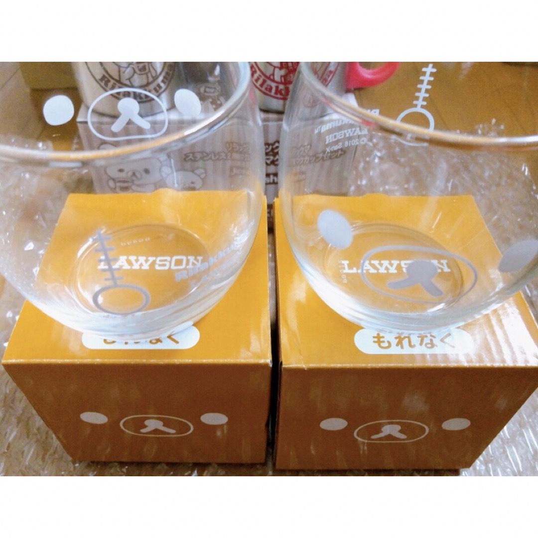 新品未開封 すみっコぐらし リラックマ 食器 グラス 6点セット まとめ売り