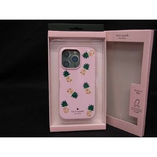 ケイトスペードニューヨーク(kate spade new york)の■新品■未使用■ kate spade ケイトスペード ポリウレタン パイナップル iPhone 13PRO対応 アイフォンケース ピンク系 BG0652 (その他)