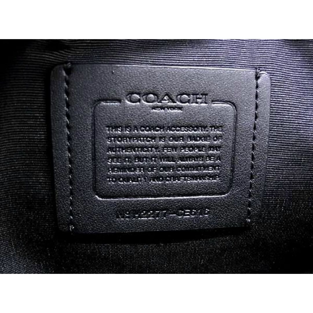 ■新品■未使用■ COACH コーチ CE616 レザー シューティング スター クロスボディ ショルダーバッグ ポシェット ブラック系 BE1231