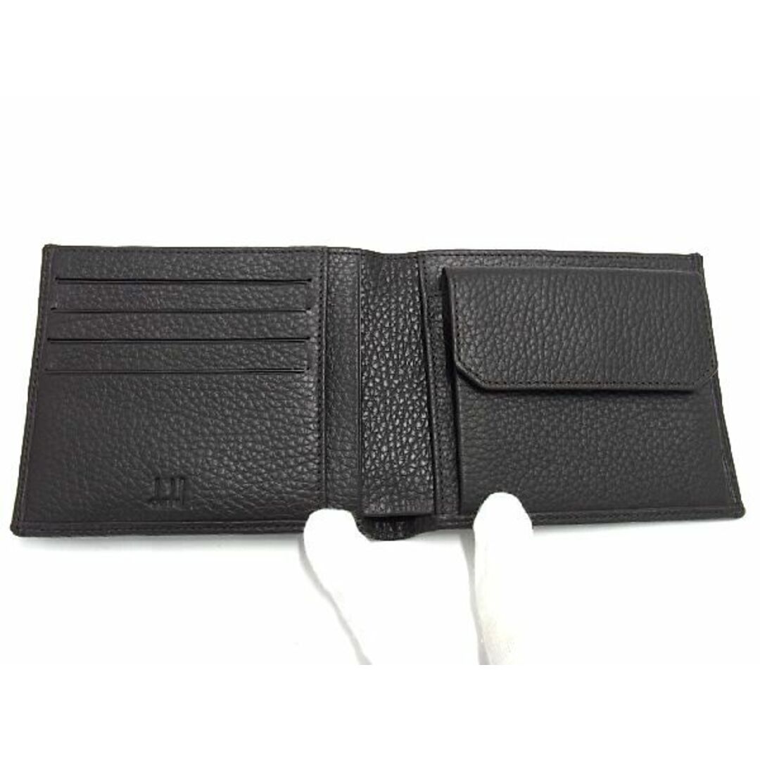 Dunhill(ダンヒル)の■新品■未使用■ dunhill ダンヒル レザー 二つ折り 財布 ウォレット メンズ ダークブラウン系 BD9122  メンズのファッション小物(長財布)の商品写真