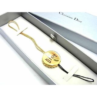 ディオール(Dior)の■新品■未使用■ ChristianDior クリスチャンディオール 携帯ストラップ キーホルダー チャーム アクセサリー ゴールド系 BE1671 (その他)