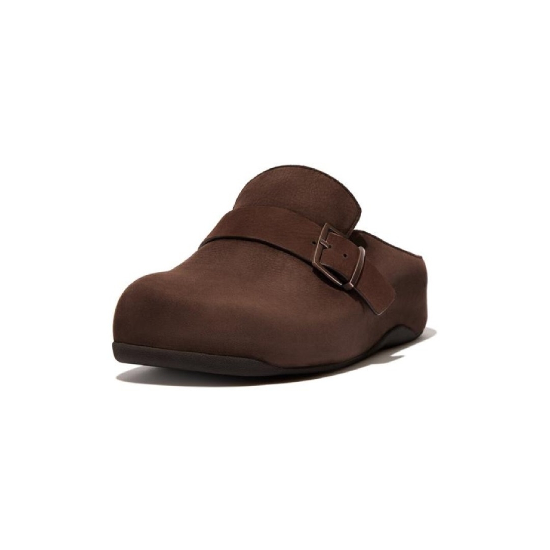 【未使用】fitflop/フィットフロップ バックルストラップヌバック茶 US6