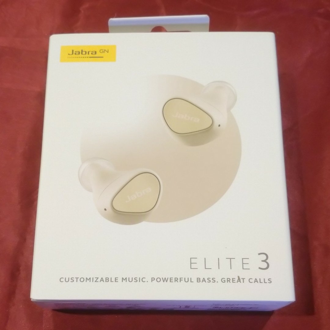 Jabra Elite 3 Light Beige スマホ/家電/カメラのオーディオ機器(ヘッドフォン/イヤフォン)の商品写真