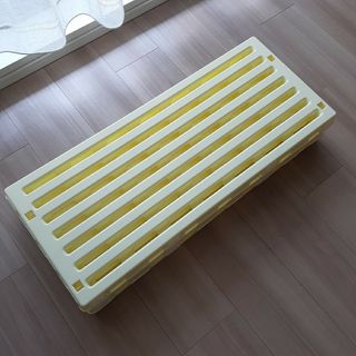 蝶プラ工業 すのこベッド エアースリープベビー イエロー 70×120cm(すのこベッド)