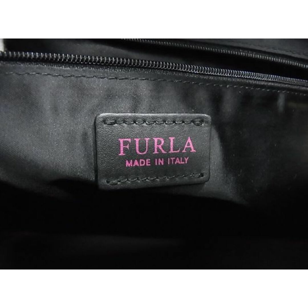 Furla(フルラ)の■新品同様■ FURLA フルラ ポーラー サテン×レザー 2WAY ハンドバッグ ショルダー 肩掛け レディース イエロー系 AM1903 レディースのバッグ(ショルダーバッグ)の商品写真