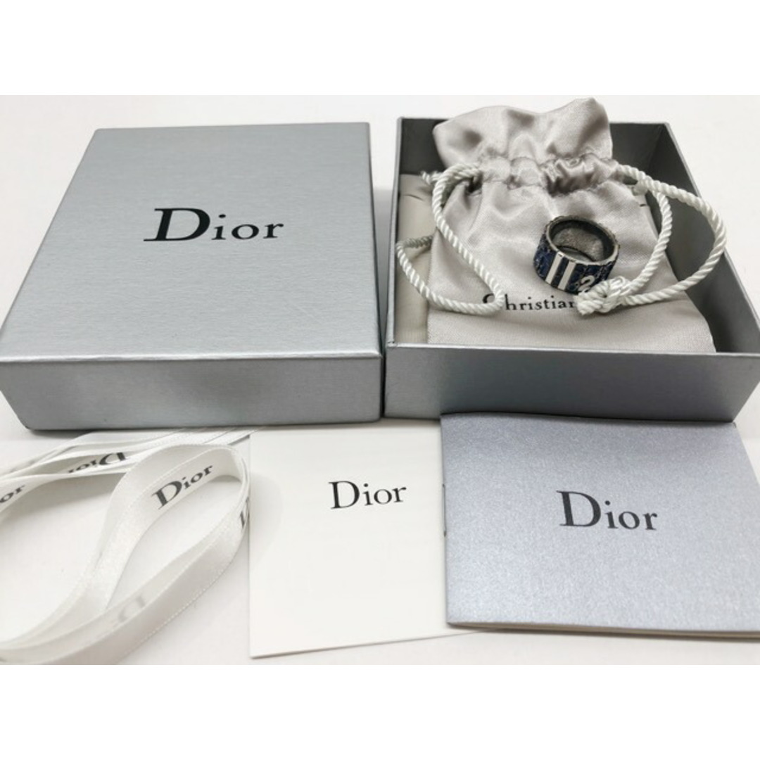 Christian Dior( クリスチャンディオール ) トロッターリング ブルー / サイズ 6 約11号 【007】