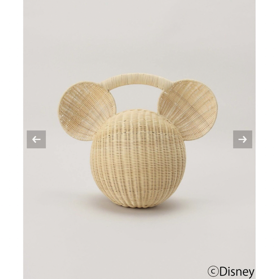 Disney(ディズニー)のKIS DESIGN/MICKY MOUSE Wicker bag  レディースのバッグ(かごバッグ/ストローバッグ)の商品写真