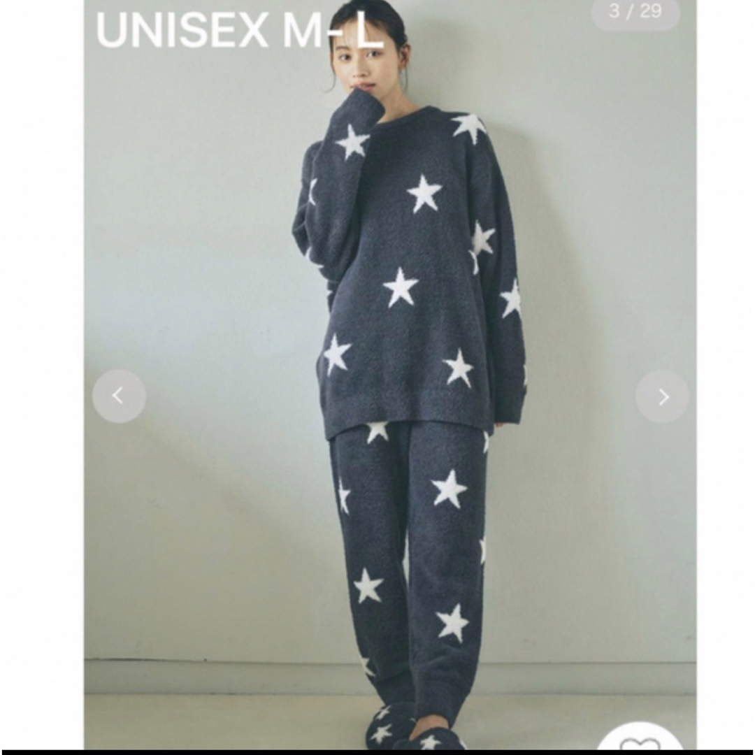 【UNISEX】パウダースタージャガードプルオーバー＆ロングパンツSET