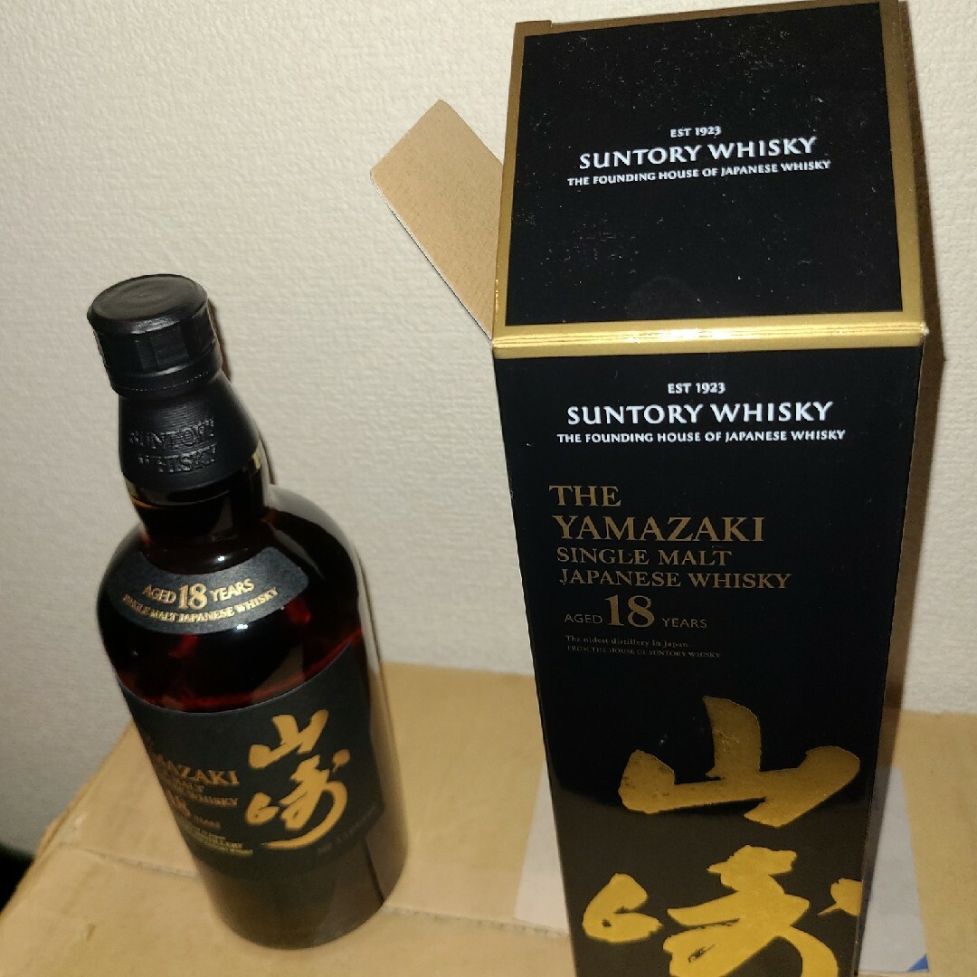 山崎18年×5 新品未開封 食品/飲料/酒の酒(ウイスキー)の商品写真