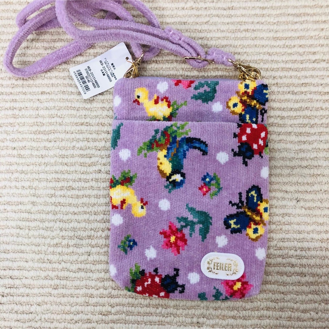 新品】旗艦店限定 フェイラー ハイジ スマホショルダー 銀座本店限定