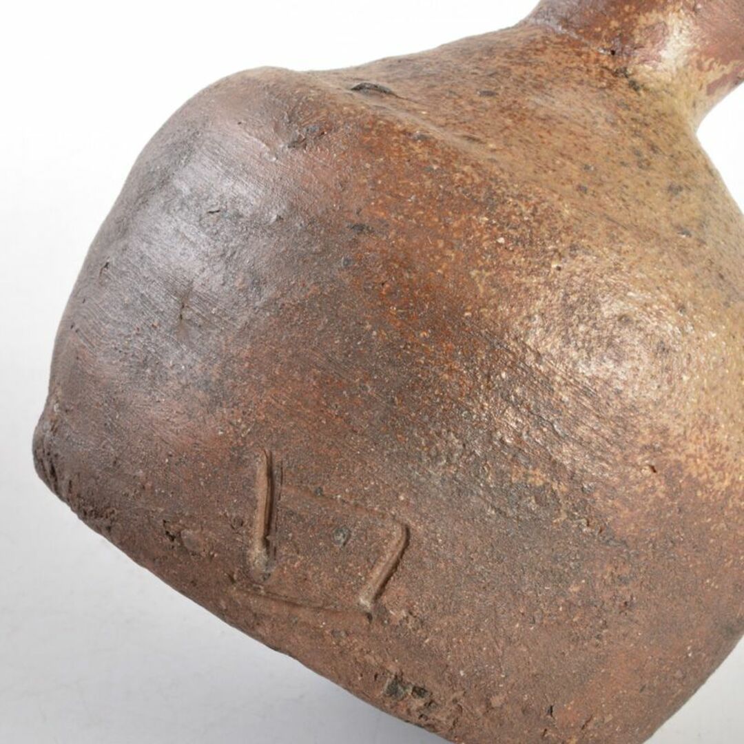 備前焼 古備前 江戸期 小無徳利 桂又三郎極め箱 M R6132の通販 備前焼 古備前 江戸期 小無徳利 桂又三郎極め箱 M R6132の通販
