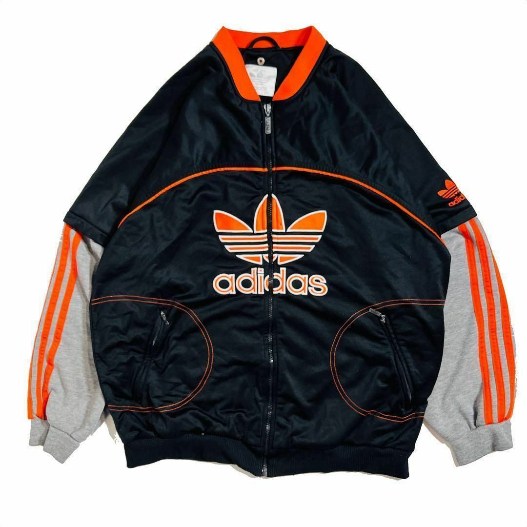 adidas - 【adidas】90sアディダスレイヤードトラックジャケット 古着 ...