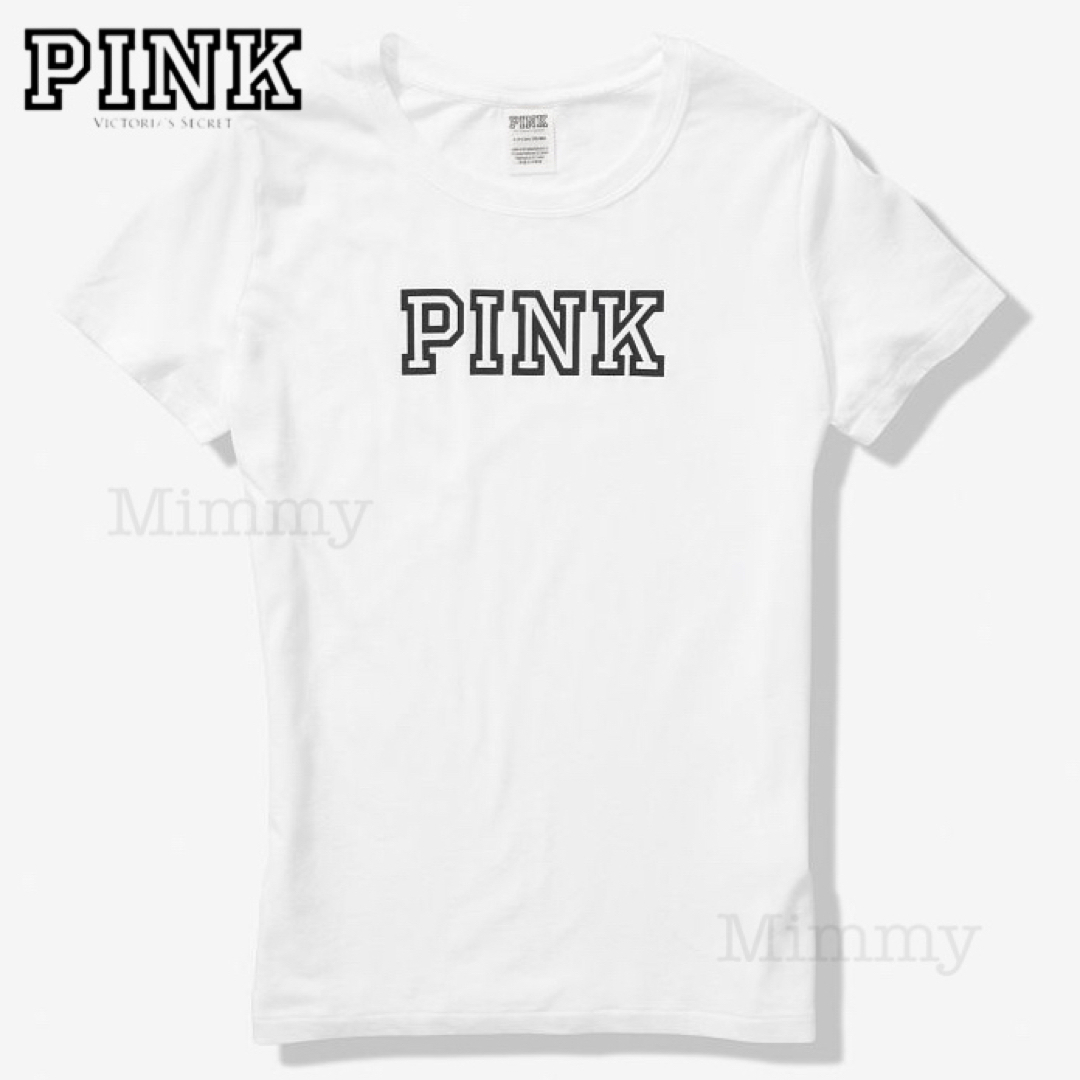 Victoria's Secret(ヴィクトリアズシークレット)のPINK♡エブリデイ Tシャツ♡ホワイト レディースのトップス(Tシャツ(半袖/袖なし))の商品写真