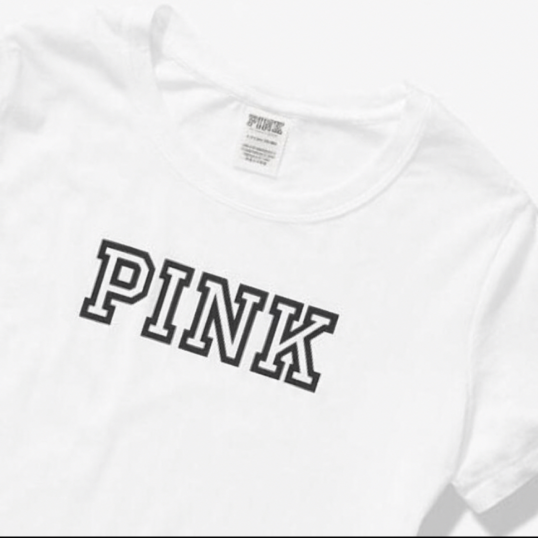 Victoria's Secret(ヴィクトリアズシークレット)のPINK♡エブリデイ Tシャツ♡ホワイト レディースのトップス(Tシャツ(半袖/袖なし))の商品写真