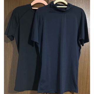 半袖　アンダーシャツ　メンズ　2着セット(Tシャツ/カットソー(半袖/袖なし))