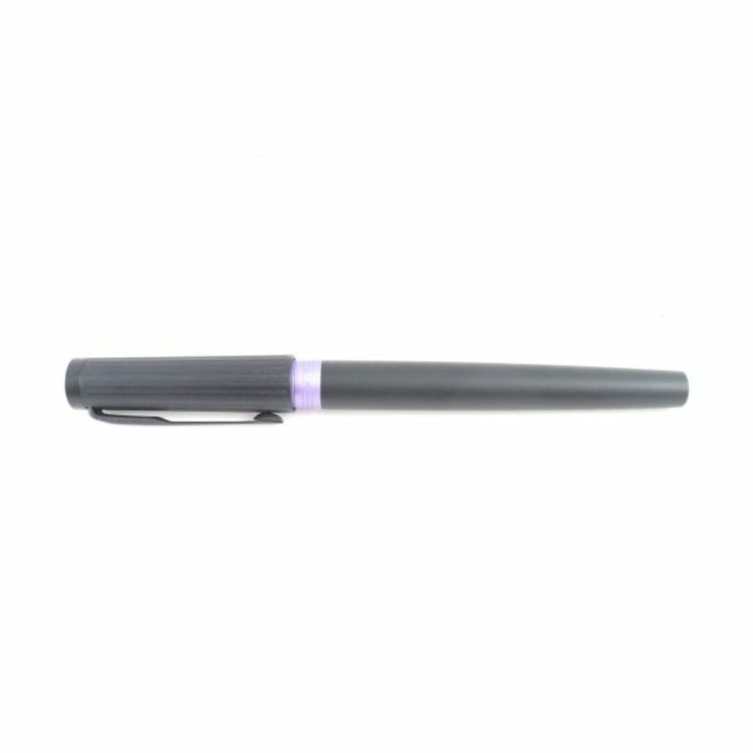 美品 PARKER パーカー 5th テクノロジー インジェニュイティ スリム 1点 ブラック 長さ:154mm/軸径:11mm/重さ:25g ディープブラックパープル 筆記用具 ペン HY512W3