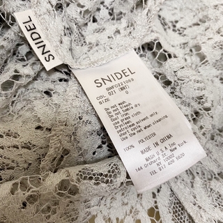 SNIDEL - スナイデル レースワンピ ワンピース ドレス 水色 ライト
