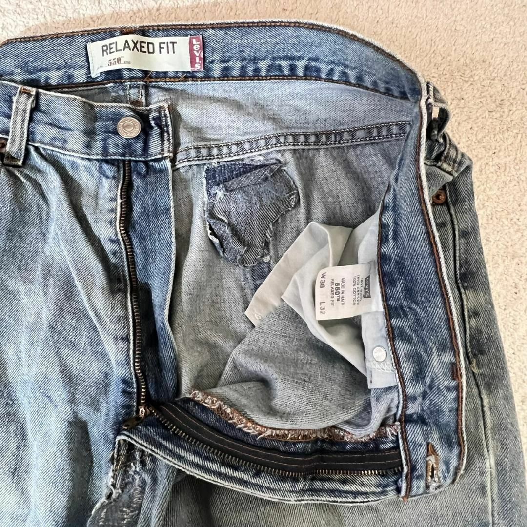 00s Levi's リーバイス 550  リラックス デニム 4