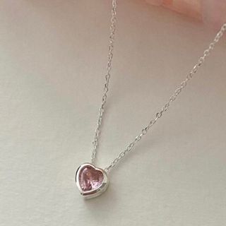 ui heart necklace silver925(ネックレス)