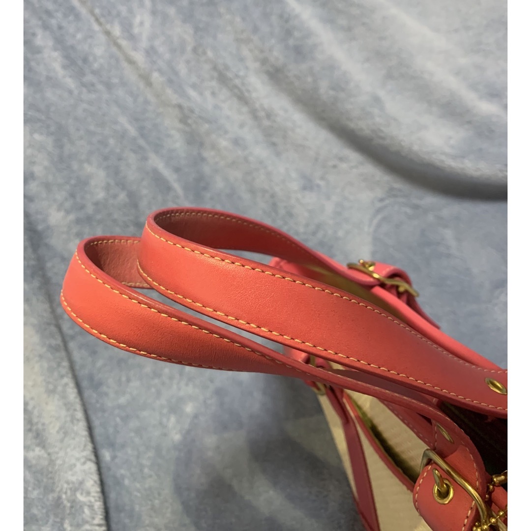 COACH - 希少美品 COACH コーチ 夏 カゴ バッグ トート COACH - 希少美品 COACH コーチ 夏 カゴ バッグ トート