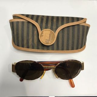 フェンディ(FENDI)のRR682 フェンディ　サングラス　SL7066 オーバル　(サングラス/メガネ)