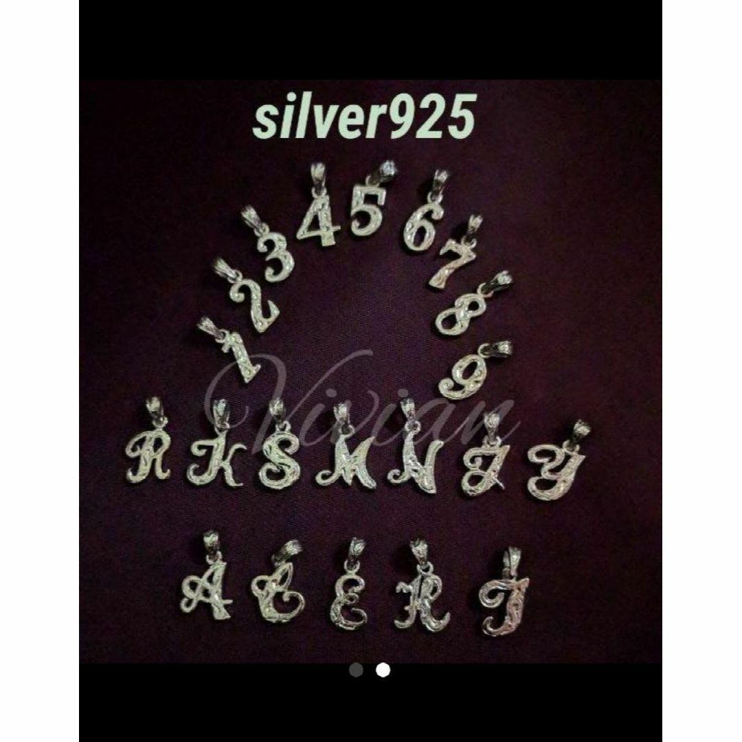 オーダー！フェザー&ナンバー3ネックレスSilver925　刻印あり メンズのアクセサリー(ネックレス)の商品写真