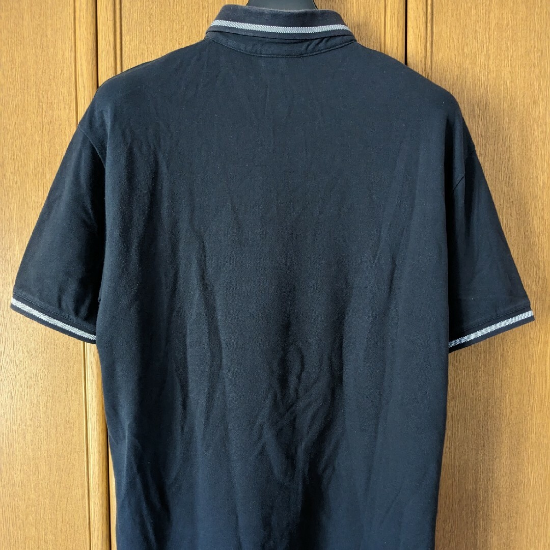 Emporio Armani(エンポリオアルマーニ)のエンポリオアルマーニ 半袖ポロシャツ　3XL　黒色　EMPORIO ARMANI メンズのトップス(ポロシャツ)の商品写真