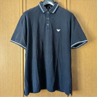 エンポリオアルマーニ(Emporio Armani)のエンポリオアルマーニ 半袖ポロシャツ　3XL　黒色　EMPORIO ARMANI(ポロシャツ)